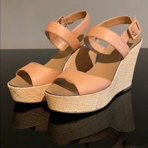 J. Crew wedge sandals